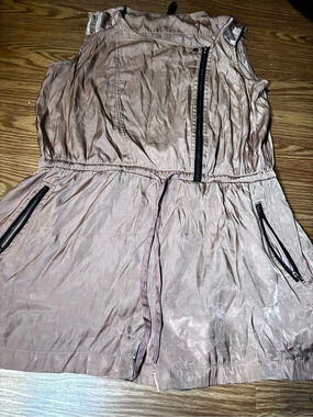 Zinga Pink Zip Front Romper
